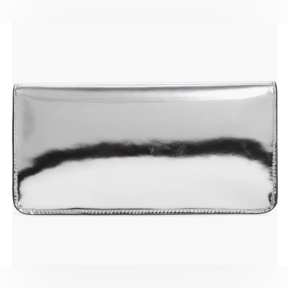 NWT RARE Authentic Luxury Party Tory Burch Kira Metallic Envelope Clutch/Bag - Picture 4 of 17